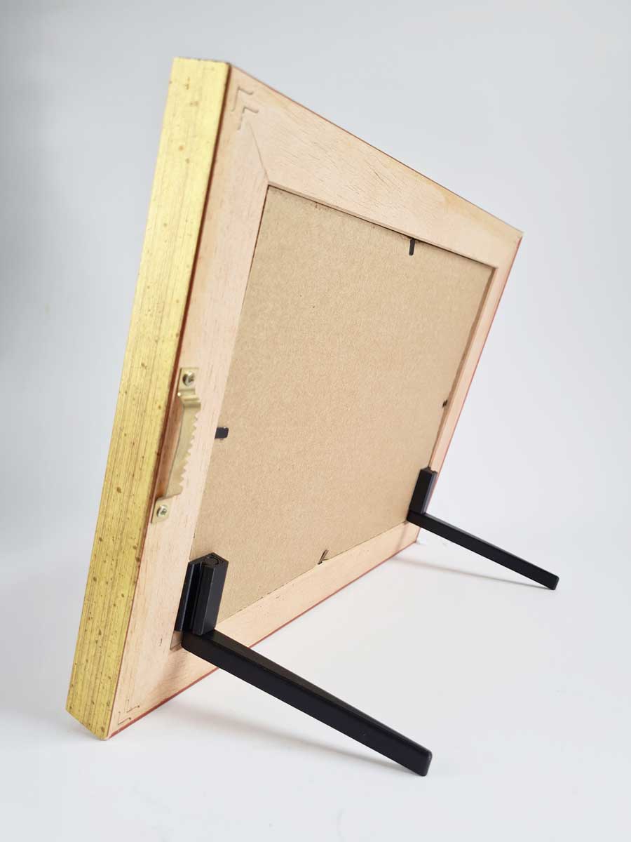 Kétlábas képkeret kitámasztó – extra stabil, asztali tartó képkeretekhez